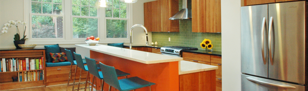A Colorful Kitchen Remodel | Merrick Design and Build
