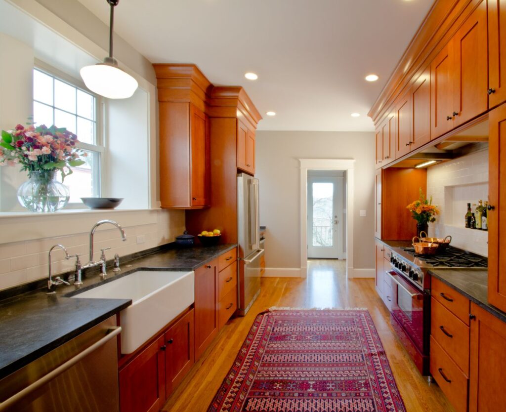 A kitchen renovation by Merrick Design & Build.